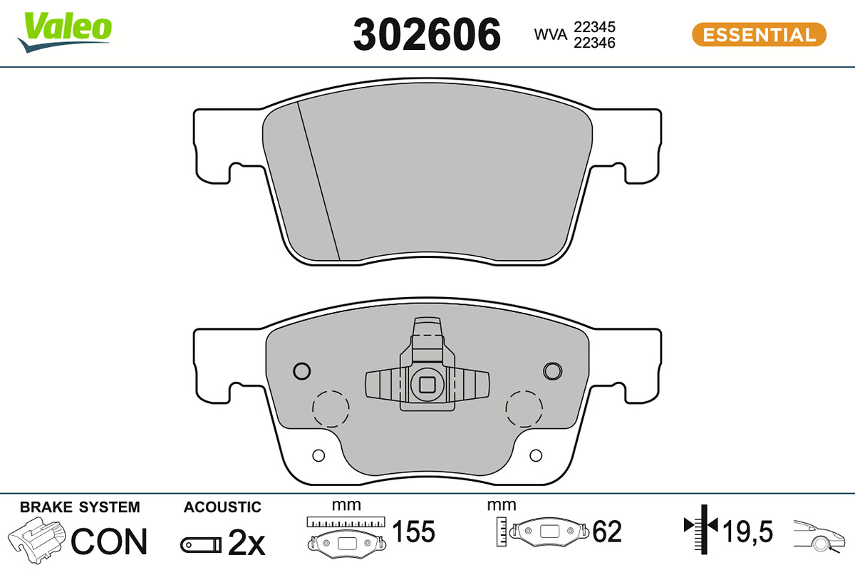 BRAKE PADS FIRST OPEL ASTRA FR